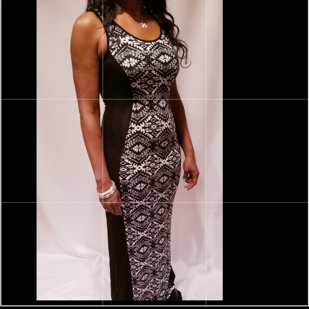 Long fitted dress